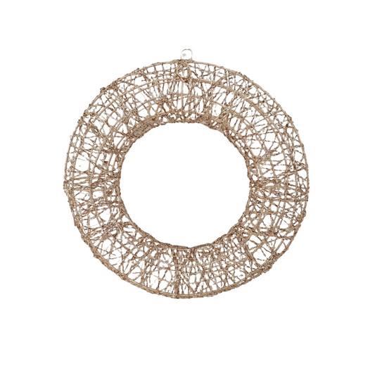 LED-Kranz Ø 38cm - gold - mit Timer