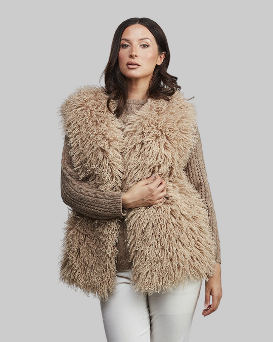 MAJA - Fury Weste aus Kunstpelz