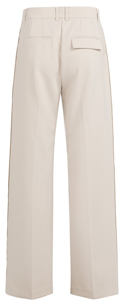 YAYA Hose mit weitem Bein Ziernähten  - Beige