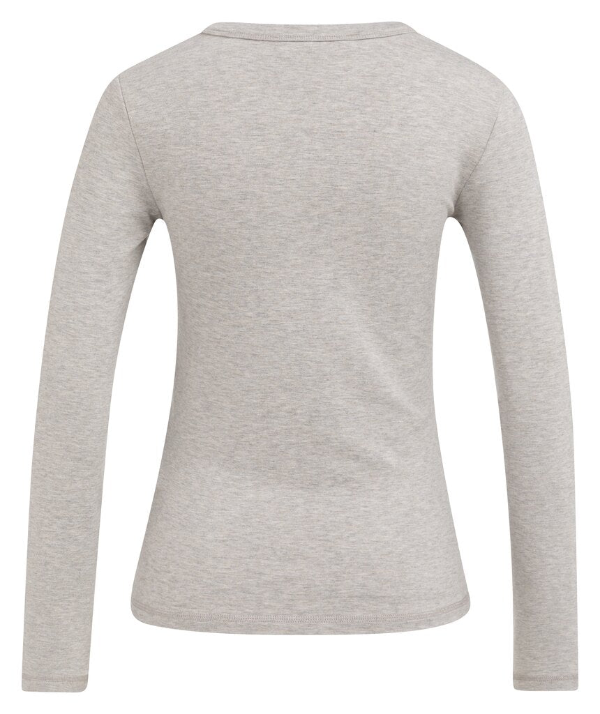 YAYA Langarm Shirt - Grau