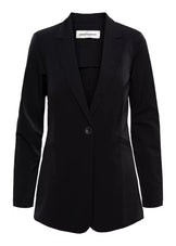 PHILANA - langer Blazer TRAVEL schwarz