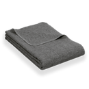 RIEMA Germany Kuscheldecke FINN 200x140 cm - BIO-Baumwolle -  Dunkelgrau