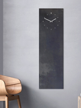Bild in Galerie laden, Pinnwand mit Uhr - Schwarzstahl
