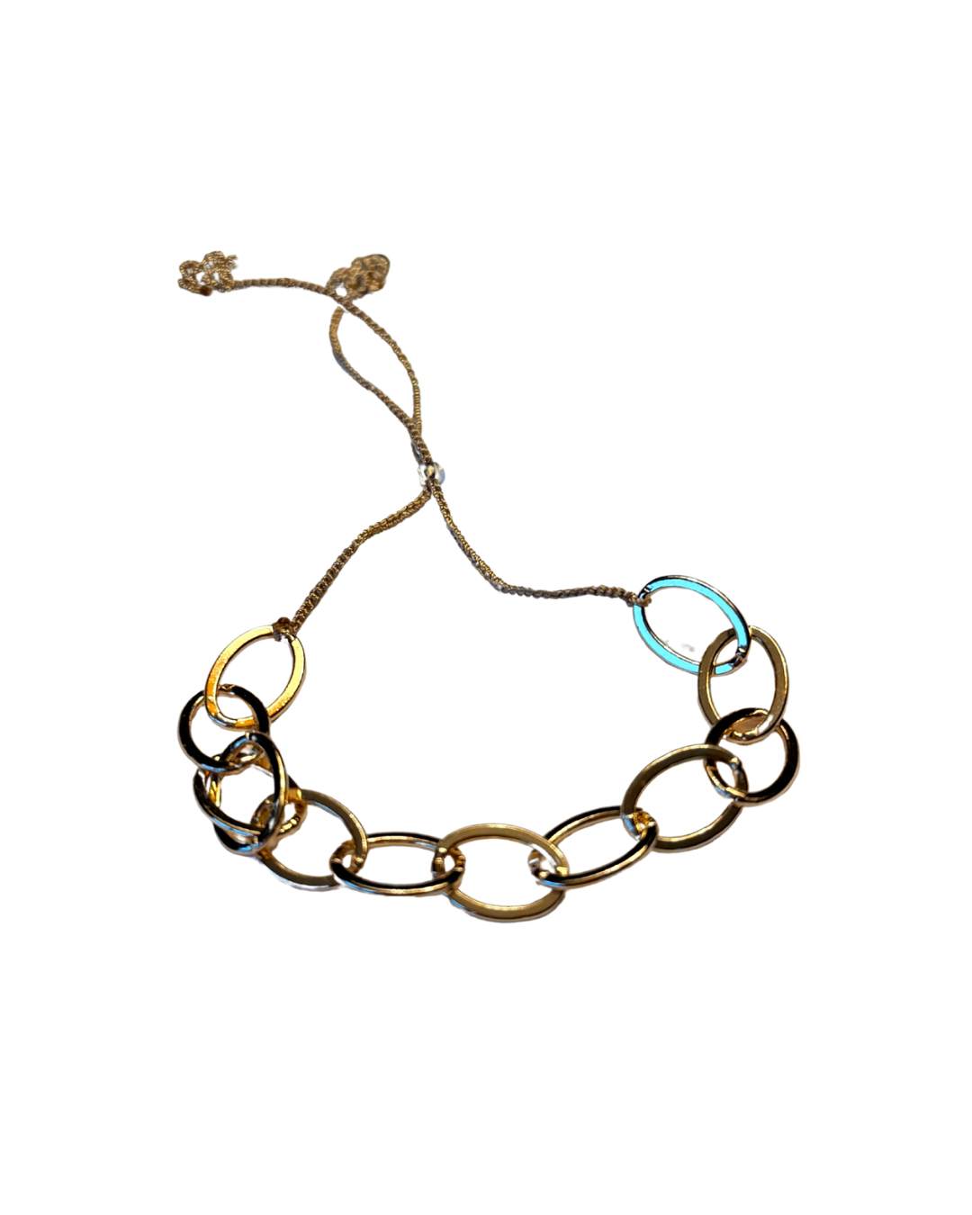 NAXOS - Bracciale con catena sottile ovale