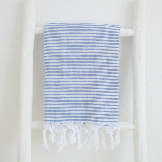 Baumwolltuch Streifen – Pareo, Sarong & Strandtuch aus 100% Baumwolle