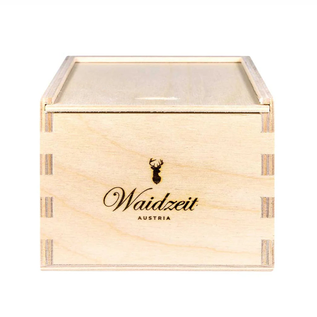 Waidzeit Holzuhr Whisky Black mit Holzarmband