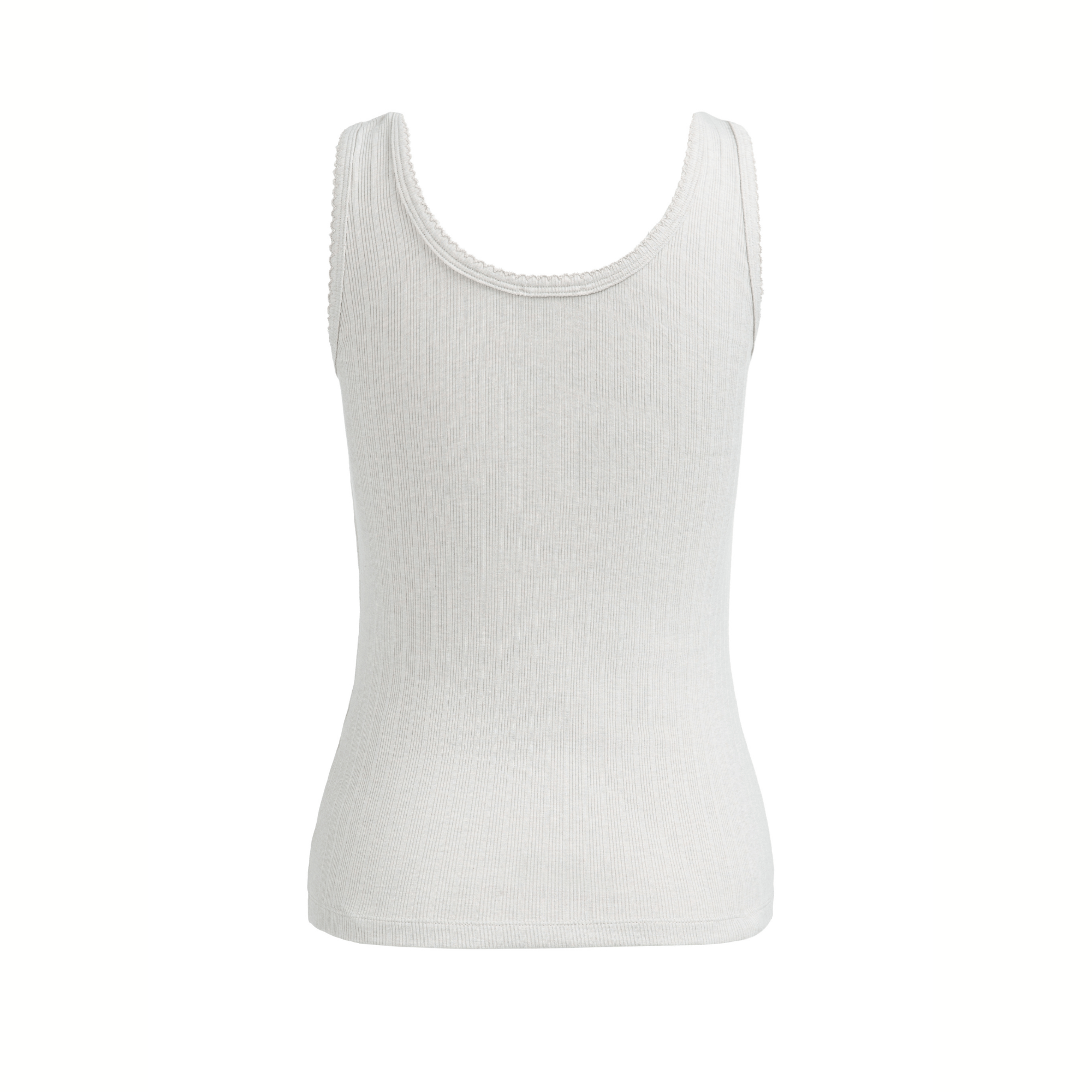 YAYA Ärmelloses Top gerippt - Beige