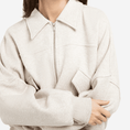Load image into Gallery viewer, YAYA Sweatjacke mit Taschen - Beige

