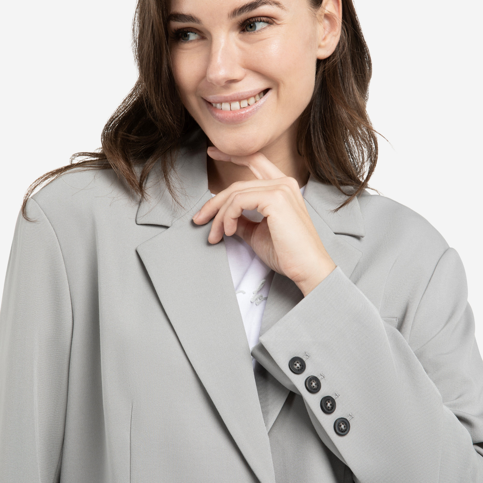 YAYA Oversize-Blazer - Grau