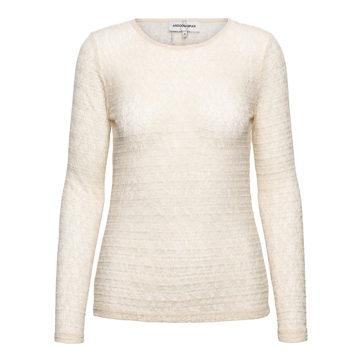 &Co Woman Spitzenshirt TRIS LACE in Creme