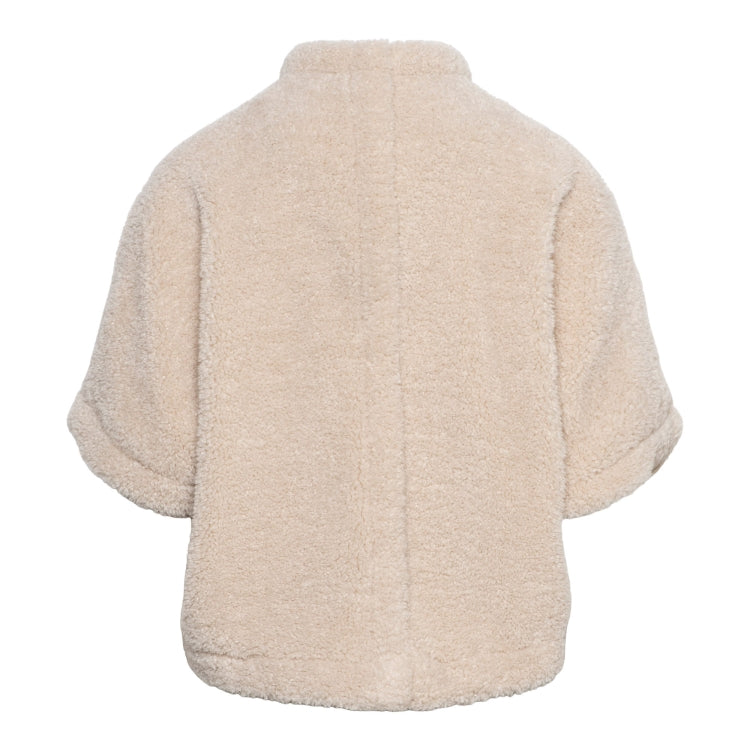 CARLY Teddy-Weste - beige