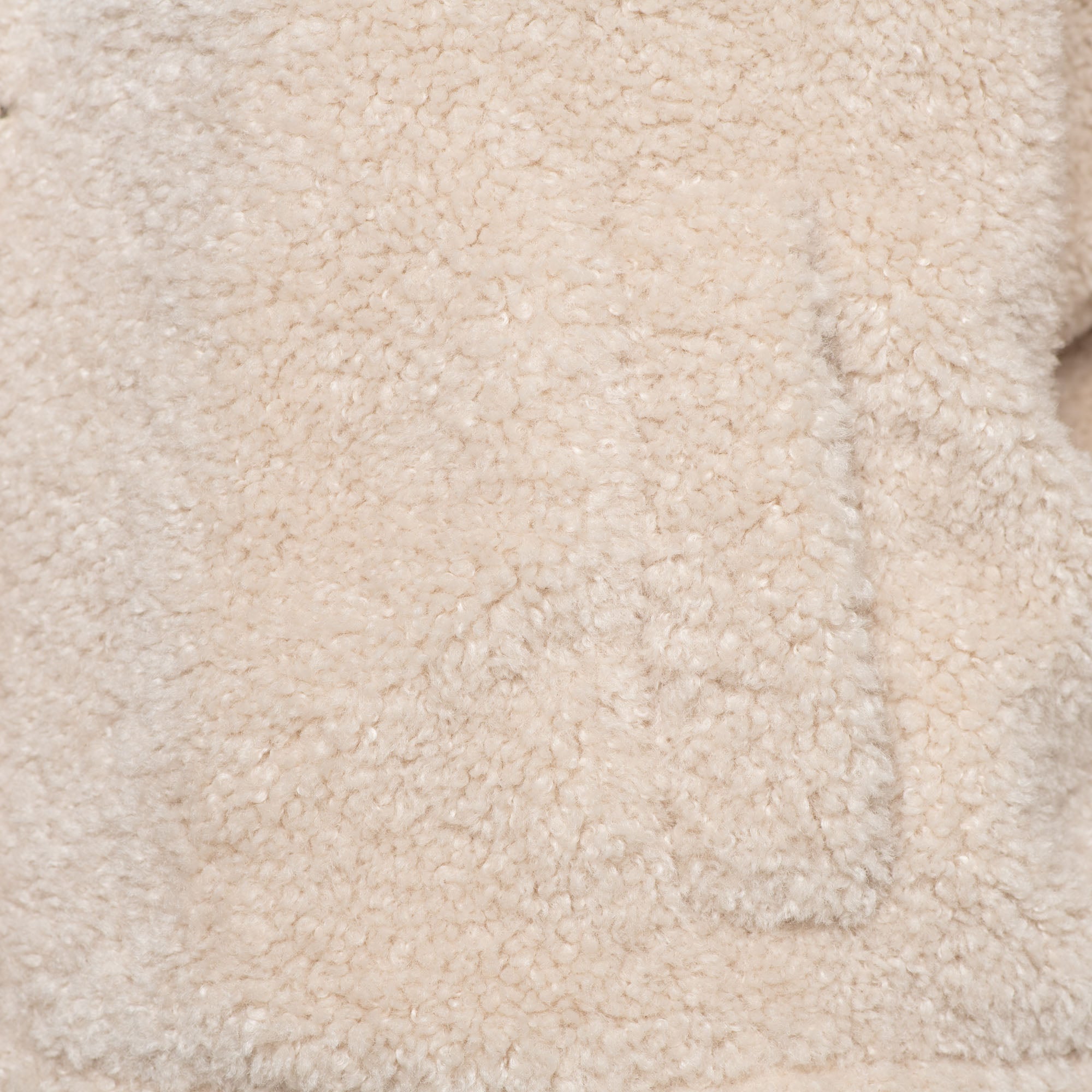 CARLY Teddy-Weste - beige