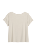 Bild in Galerie laden, Bambus T-Shirt Damen DAILY mit V-Ausschnitt – Beige | BYPIAS

