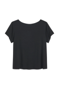 Bild in Galerie laden, Bambus T-Shirt Damen DAILY mit V-Ausschnitt – Schwarz | BYPIAS
