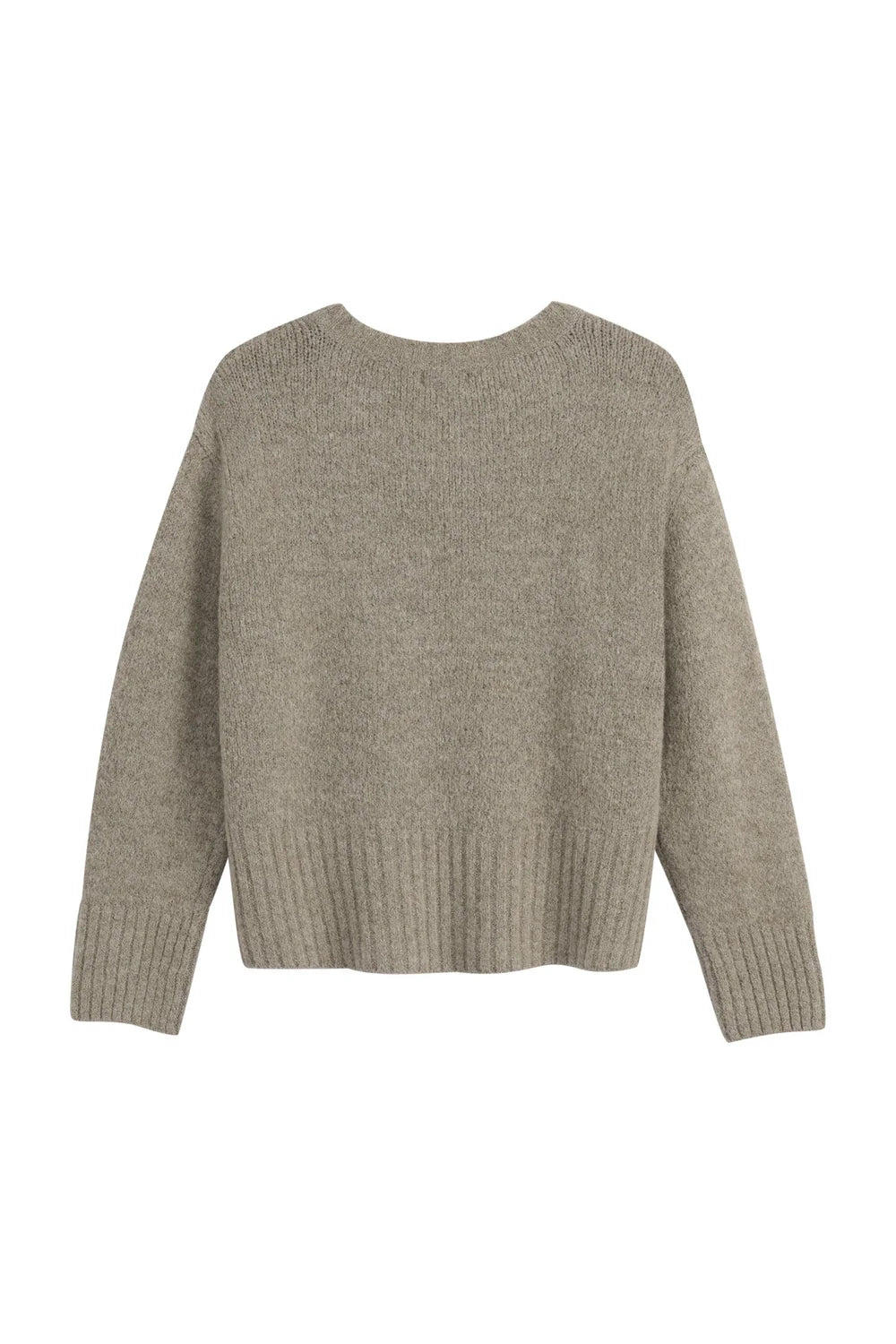 FEEL ME - Strickpullover taupe