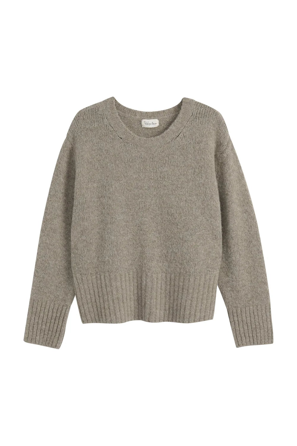 FEEL ME - Strickpullover taupe