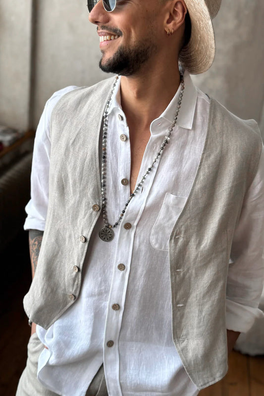 JESS linen vest - unisex - various colors