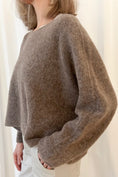 Charger l'image dans la visionneuse de la galerie, Alpaka Pullover ANGIE – Braun meliert | BYPIAS
