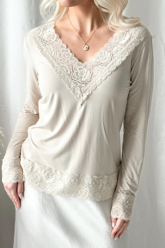 ByPias Sleeveless Bamboo Shirt ALORA - White
