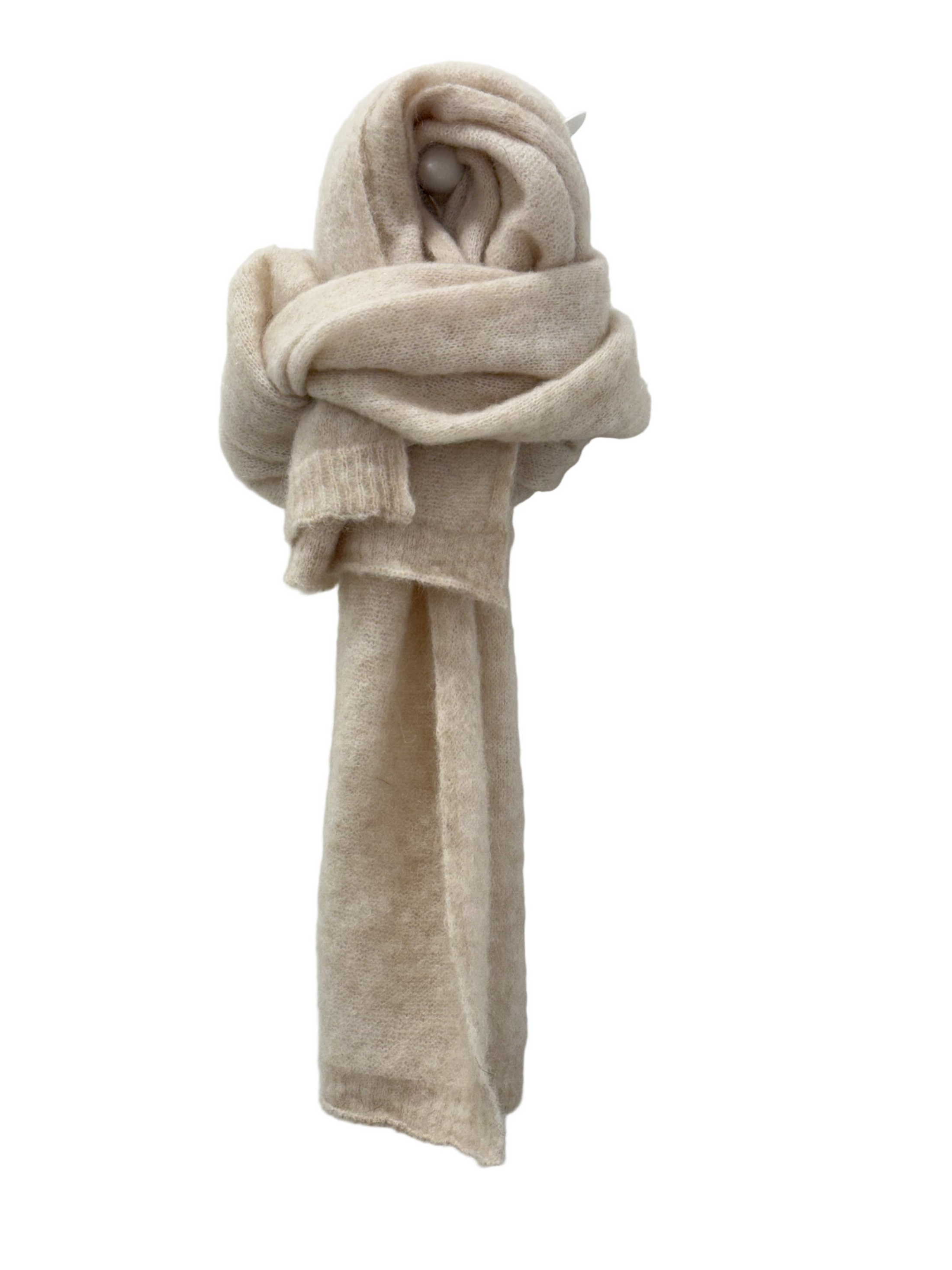 FLUFFY Strickschal - Alpaka/Mohair-Mix