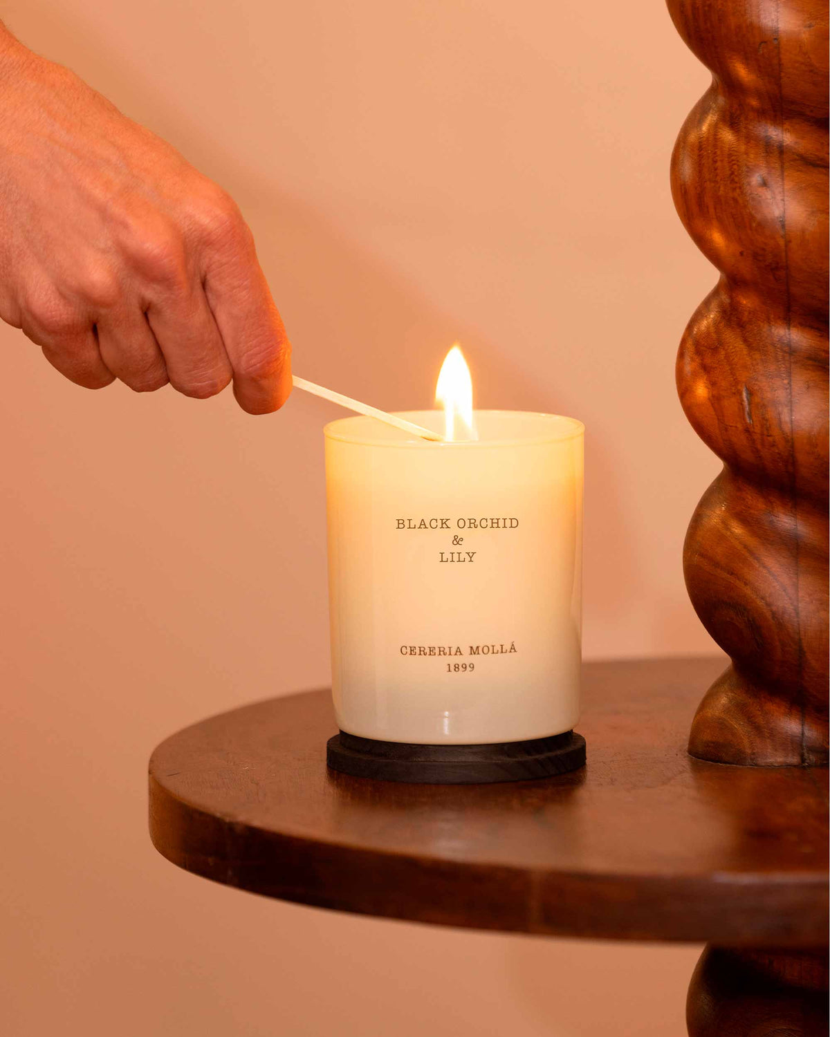 BLACK ORCHID & LILY - Candela profumata boutique premium 230 gr