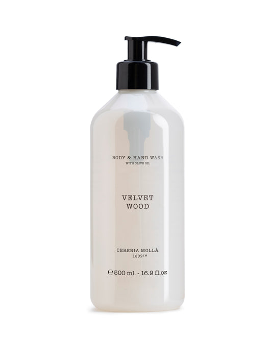 Gel douche / savon pour les mains VELVET WOOD 500ml