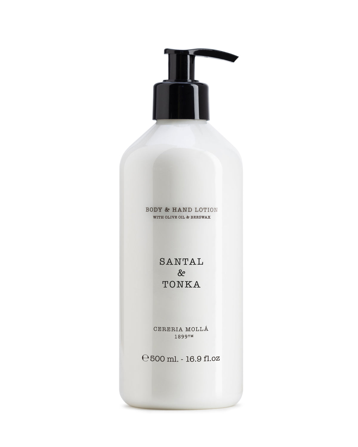 Cereria Molla Hand und Body Lotion Santal Tonka 500ml Pumpflasche