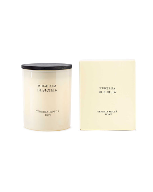 Cereria Molla 230g Duftkerze Verbena di Sicilia mit Verpackung