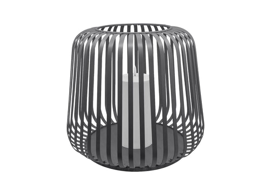 COTTAGE Solar Laterne Anthrazit – 40 × 40 × 35 cm