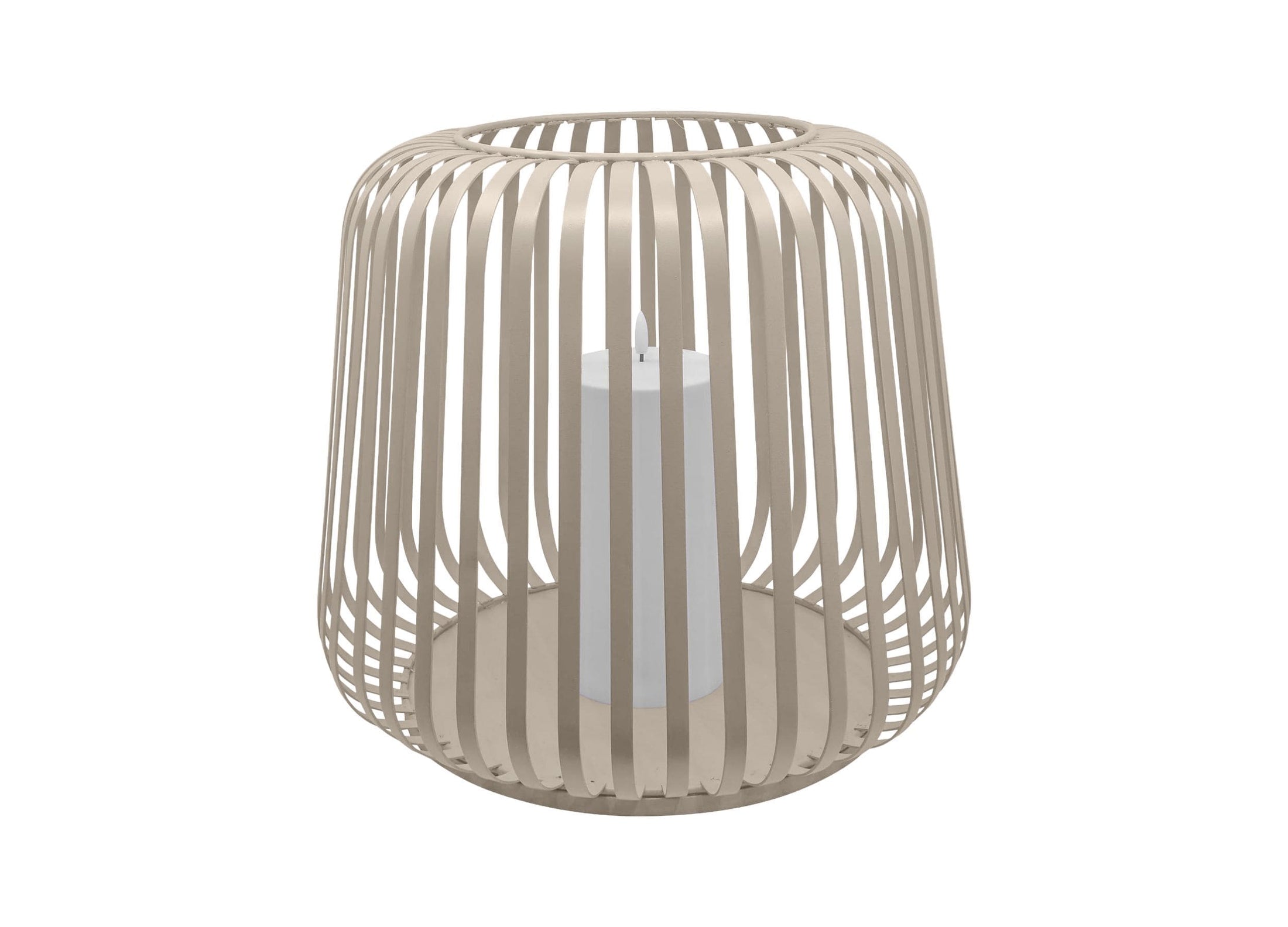 COTTAGE Solar Laterne Sand – 40 × 40 × 35 cm