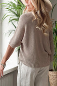 Bild in Galerie laden, BYPIAS Baumwollpullover DEJA Taupe
