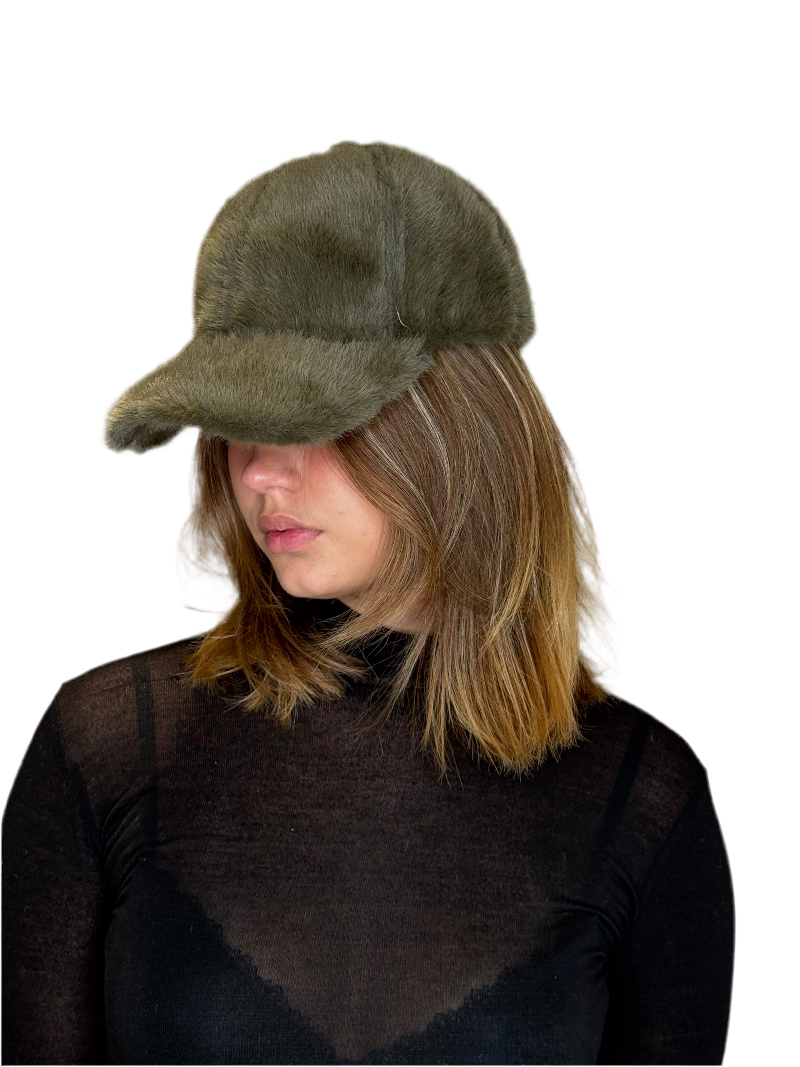 Fell-Cap dunkel grün