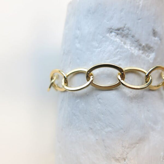 NAXOS - Armband filigrane Gliederkette oval