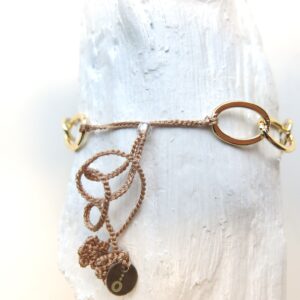 NAXOS - Bracciale con catena sottile ovale