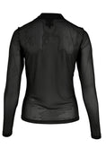 Bild in Galerie laden, YRIA Mesh-Shirt - semi-transparent - schwarz
