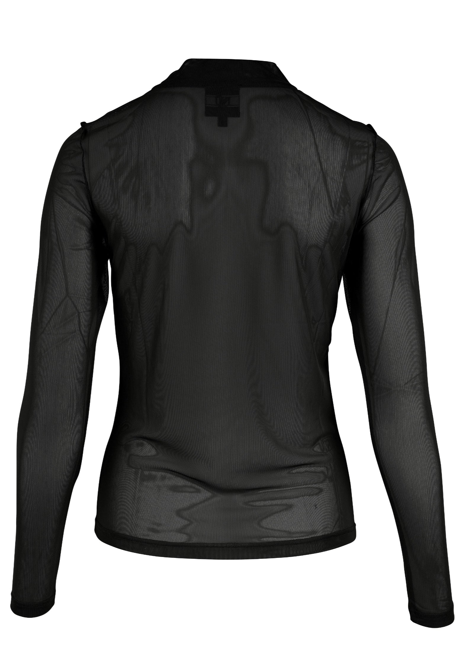 YRIA Mesh-Shirt - semi-transparent - schwarz