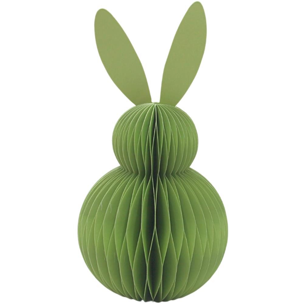 Papier-Hase Honeycombs - Grün | 30 cm Osterdeko