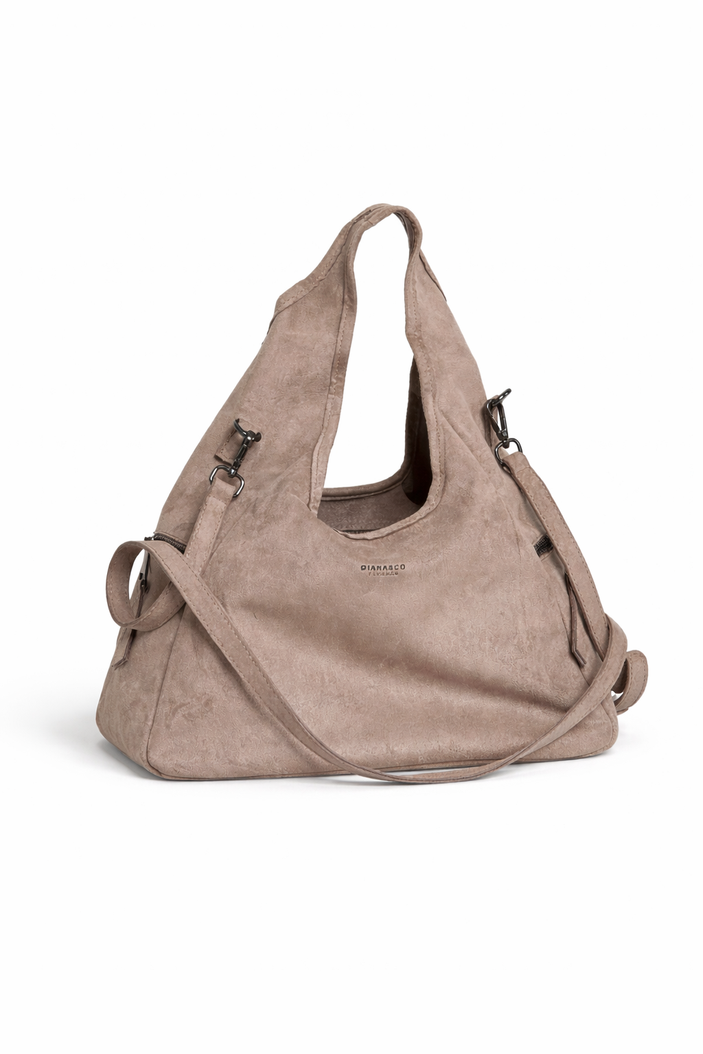 ROMA Handtasche Wildleder in Rosébraun