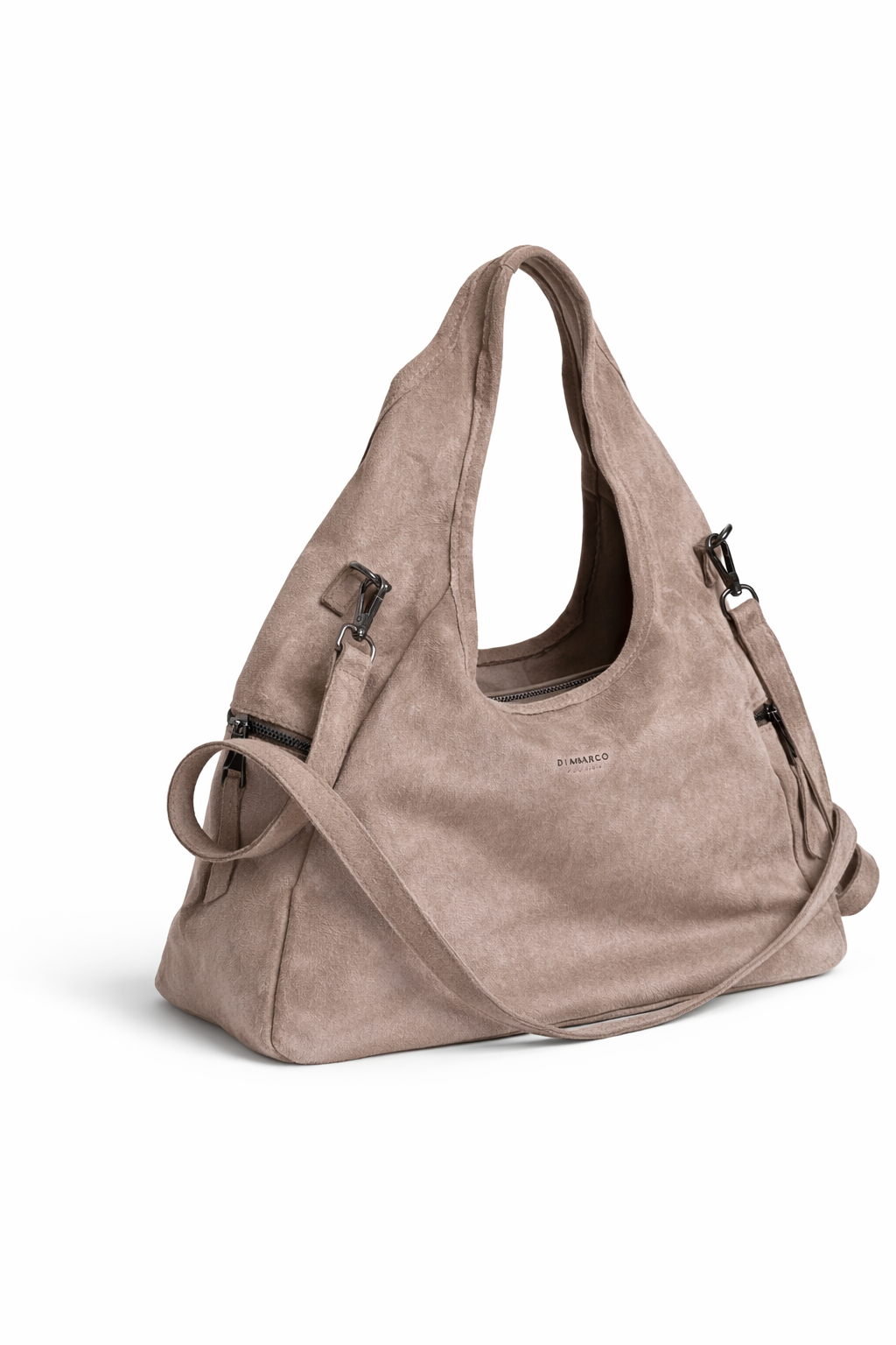 ROMA Handtasche Wildleder in Rosébraun