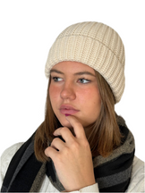 Strickmuetze-beige