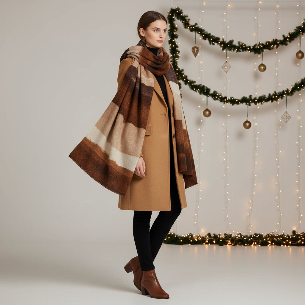 ALVA gemusterter Schal 185x85 cm