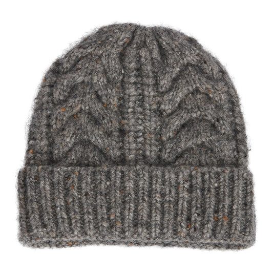 CATTIS- Beanie - Mischgewebe graubraun