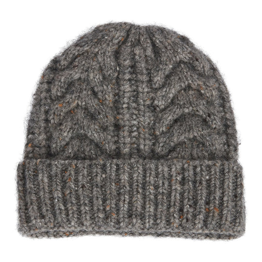 CATTIS- Beanie - Mischgewebe graubraun