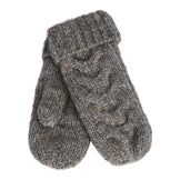 CATTIS Fäustlinge - Mischgewebe graubraun