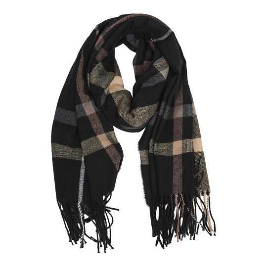 SVEA Schal unisex schwarz/braun