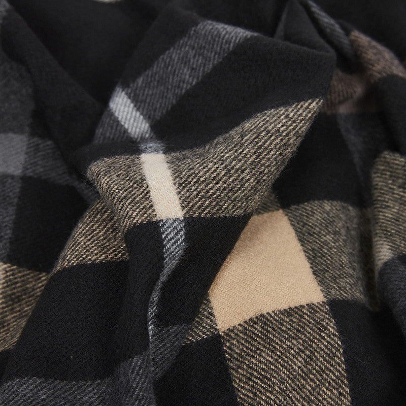 SVEA Schal unisex schwarz/braun