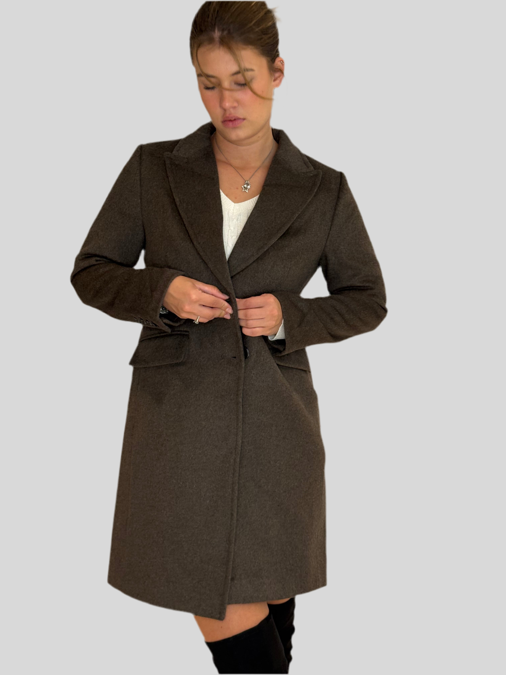 BARCA Kurz-Mantel braun