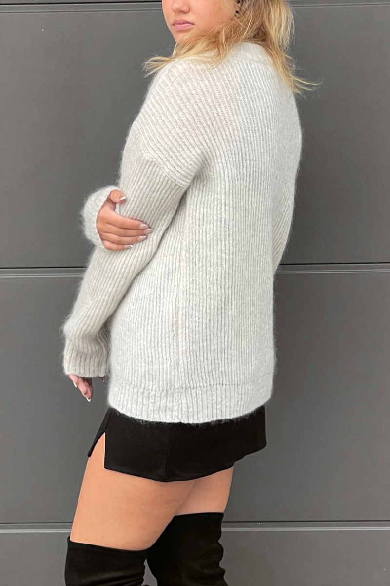 WARM HUG - Mohair Strick Pulli