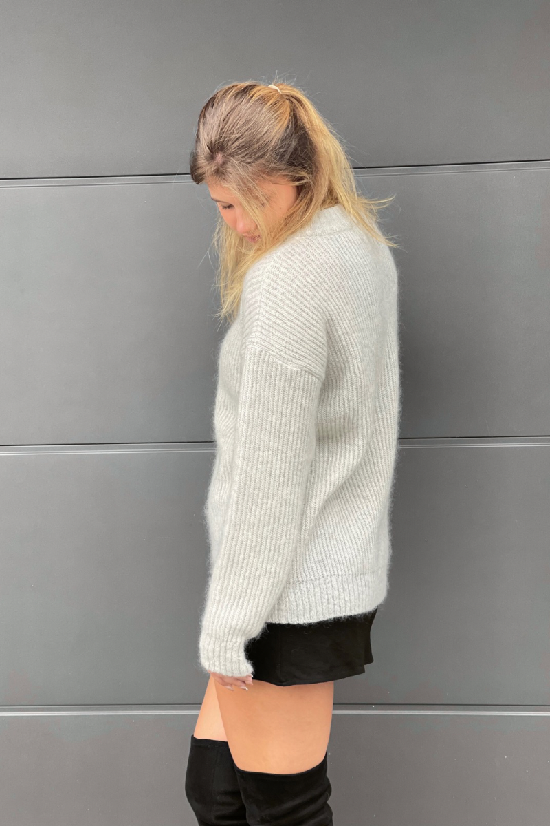 WARM HUG - Mohair Strick Pulli