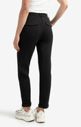 Bild in Galerie laden, YAYA Basic Hose (Scuba) mit geradem Bein – Schwarz
